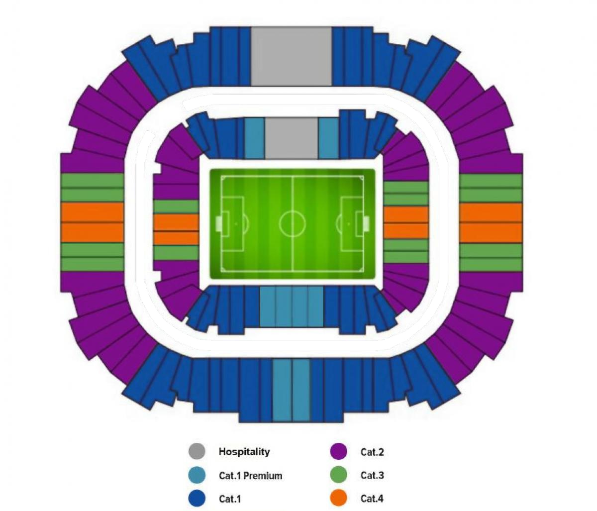 Карта стадиона арена. Стадион Зенит Арена схема.