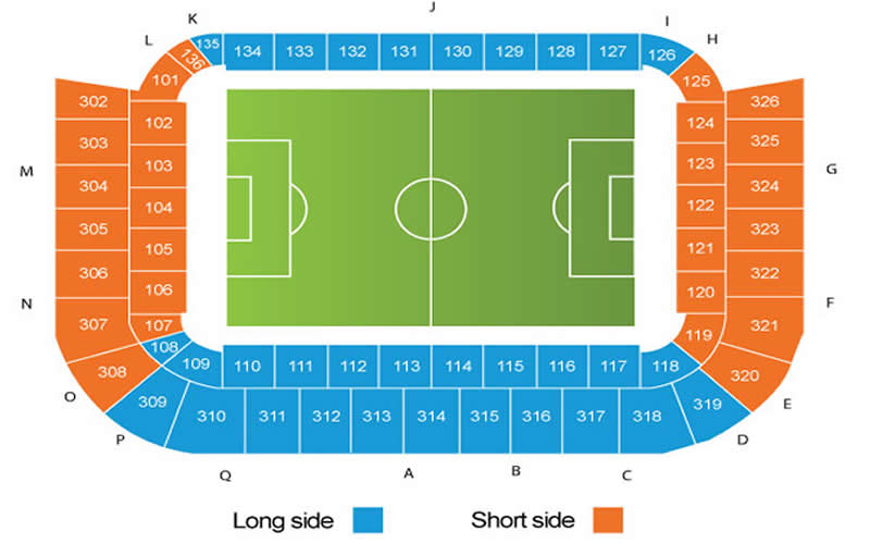 De Grolsch Veste, Enschede, Netherlands Seating Plan