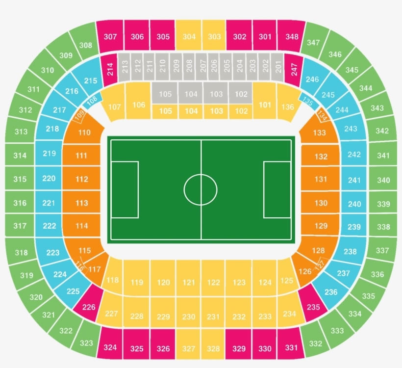 Dusseldorf Arena, Dusseldorf, Germany Seating Plan