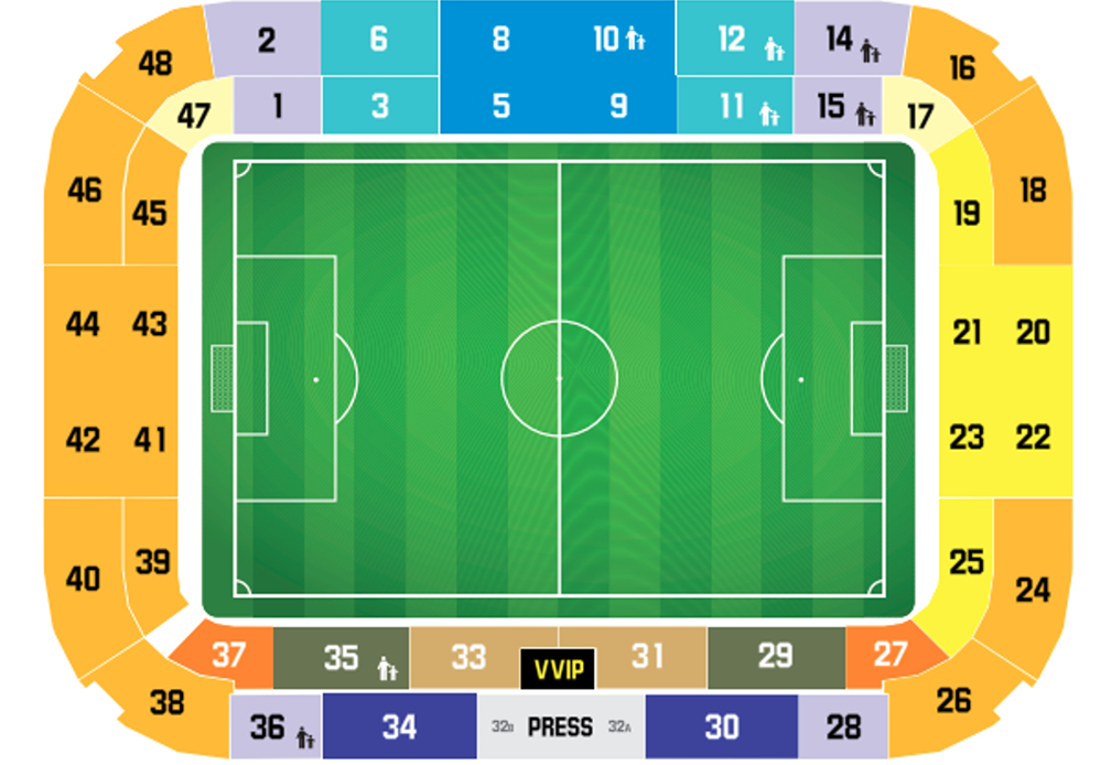 OPAP Arena, Nea Filadelfeia, Greece Seating Plan
