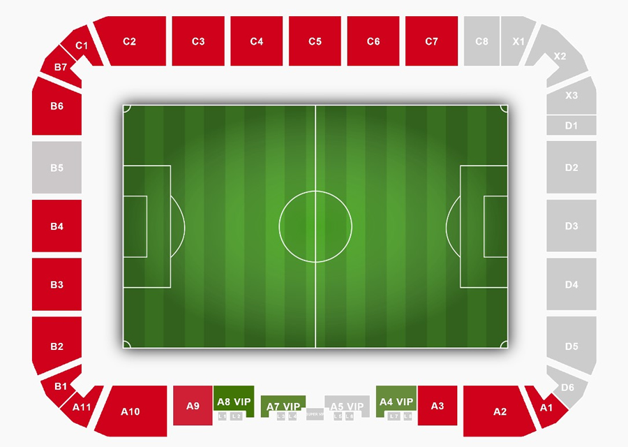 ArcelorMittal Park, sosnowiec, Poland Seating Plan