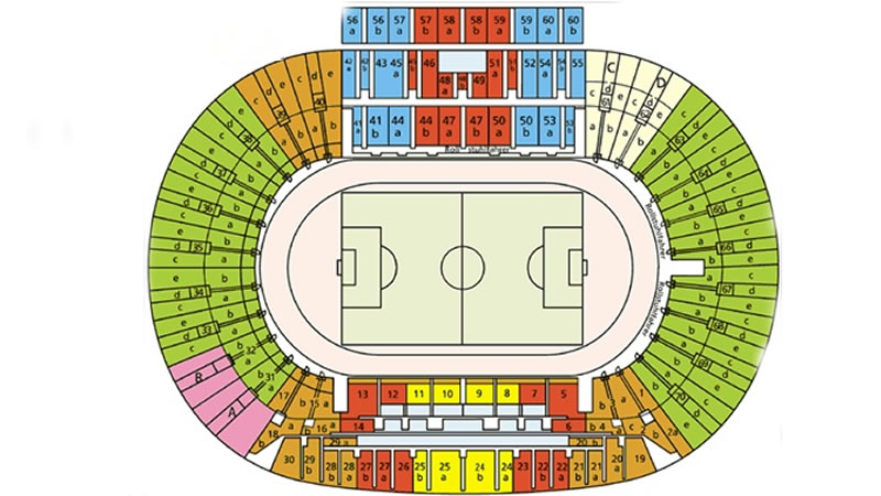 Stuttgart Arena, Stuttgart, Germany Seating Plan